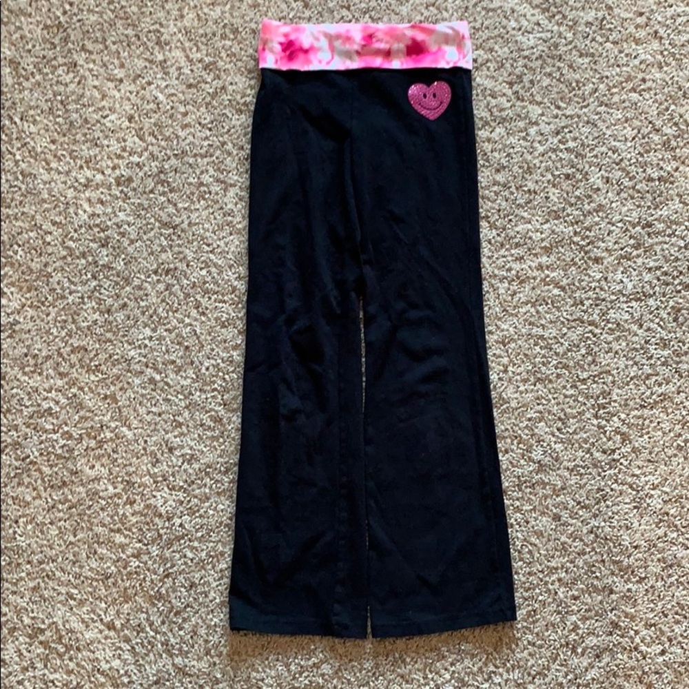 Justice flare fold over leggings